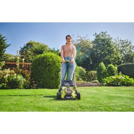 RYOBI RY18LMX33A 18V ONE+™ HP bezuhlíková sekačka na trávu, šířka záběru 33 cm,  (1 x 4,0Ah) 5133006394