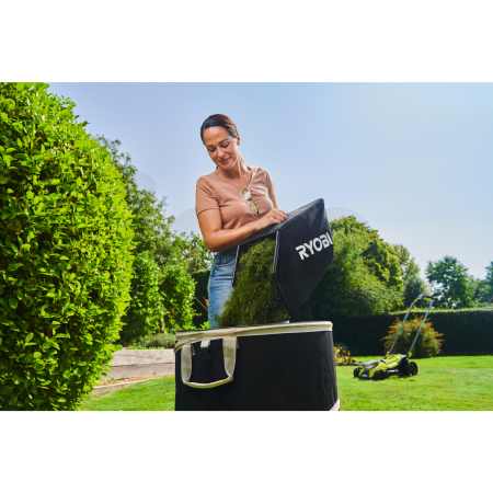 RYOBI RY18LMX33A 18V ONE+™ HP bezuhlíková sekačka na trávu, šířka záběru 33 cm,  (1 x 4,0Ah) 5133006394