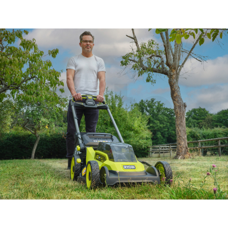 RYOBI  RY18LMXSP51A-0 18V ONE+ akumulátorová travní sekačka s pojezdem, šířka záběru 51 cm 5133006857