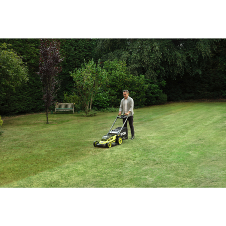 RYOBI  RY18LMXSP51A-0 18V ONE+ akumulátorová travní sekačka s pojezdem, šířka záběru 51 cm 5133006857
