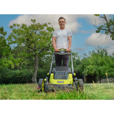 RYOBI  RY18LMXSP51A-0 18V ONE+ akumulátorová travní sekačka s pojezdem, šířka záběru 51 cm 5133006857