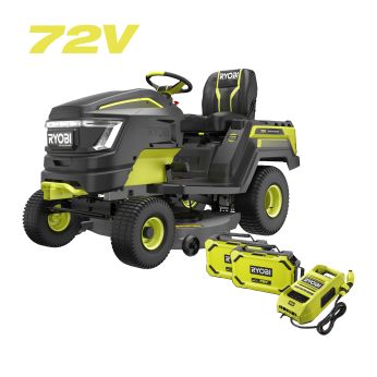 RYOBI RY72TMX107 72V Bezuhlíkový zahradní rider, šířka záběru 107 cm 5133006302