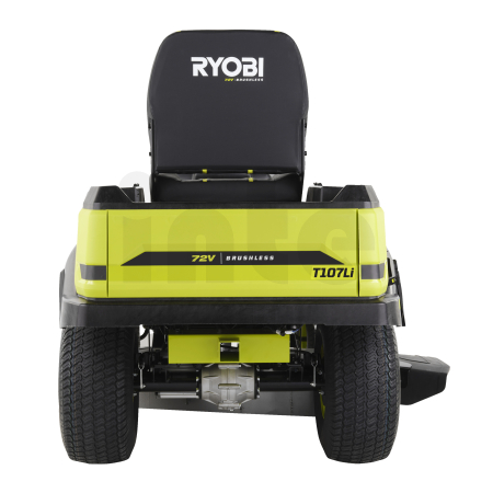 RYOBI RY72TMX107 72V Bezuhlíkový zahradní rider, šířka záběru 107 cm 5133006302