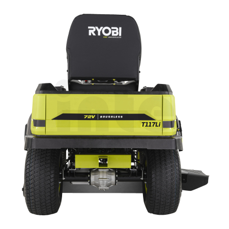 RYOBI RY72TMX117 72V Bezuhlíkový zahradní rider, šířka záběru 117 cm 5133006303