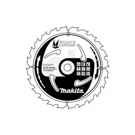 Makita - kotouč pilový dřevo MFORCE 185x2x30mm 16Z = old A-89648, new B-31968 B-07945