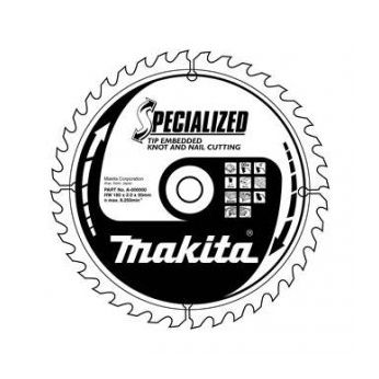 Makita - kotouč pilový dřevo SPECIALIZED se zapuštěnými zuby 190x2x30mm 16Z = new B-33059 B-09357