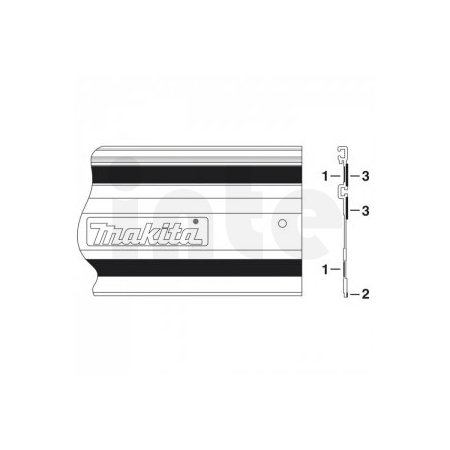 MAKITA kluzná páska k liště 1400mm 413101-9