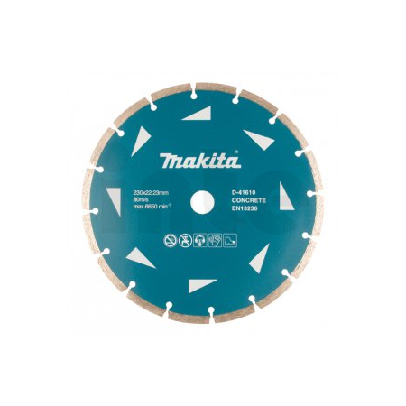 Makita - kotouč řezný diamantový segmentový 230x22.23mm = old D-41610-10 D-41610