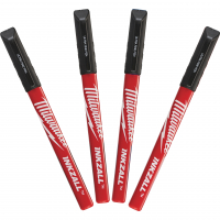 MILWAUKEE INKZALL™ značkovač jemný černý 4 ks 48223164