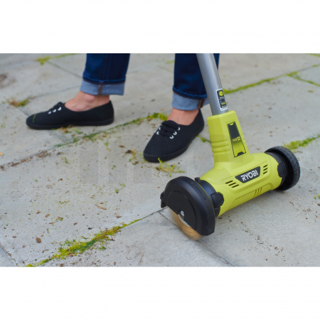 RYOBI RY18PCA 18V Akumulátorový patio čistič s drátěným kartáčem (1x2.0Ah) 5133004728