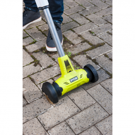 RYOBI RY18PCA 18V Akumulátorový patio čistič s drátěným kartáčem (1x2.0Ah) 5133004728