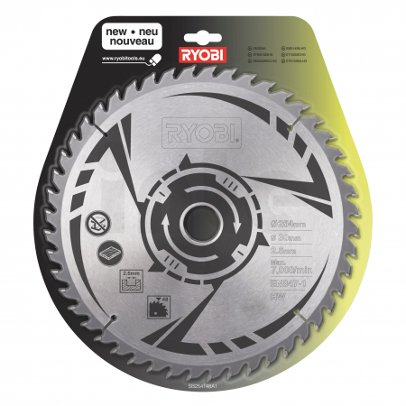 RYOBI SB254T48A1 254mm pilový kotouč pro pokosové pily 5132002622