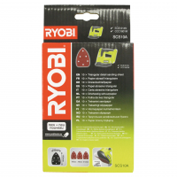 RYOBI SCS10A 10ks sada brusných papírů k broušení v koutech 5132002675