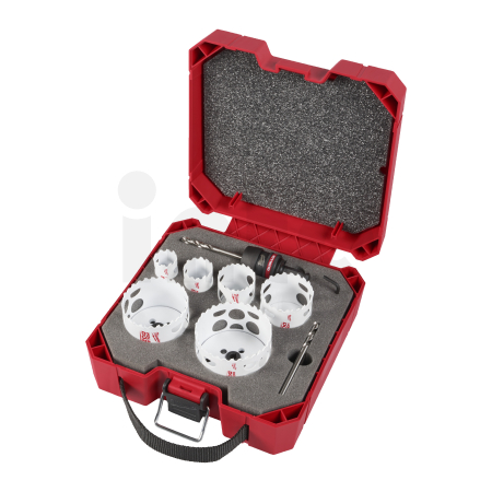 MILWAUKEE Sada kruhových pilek/děrovek Hole dozer Holesaw QL SET 9, Quick Lok, 9 ks 49224771