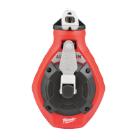 MILWAUKEE Křídová značkovací šňůra "práskačka" + náhradní náplň, červená tenká 4932498390