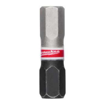 MILWAUKEE Šroubovací bity HEX 6 x 25 mm SHOCKWAVE Impact Duty (3 ks) 4932500382