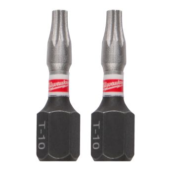 MILWAUKEE Šroubovací bity CD TX10 x 25 mm SHOCKWAVE Impact Duty (25 ks) 4932500398