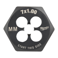 MILWAUKEE Šestihranné závitové oko M7–1,00 mm 4932500615