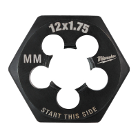 MILWAUKEE Šestihranné závitové oko M12–1,75 mm 4932500624