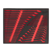 MILWAUKEE Náhradní pěnová vložka pro 36dílnou sadu klíčů, svítilen, řezacích a měřicích nástrojů 4932500765