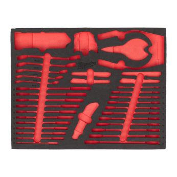 MILWAUKEE Náhradní pěnová vložka pro 14dílnou sadu kleští a kladiva 4932500766