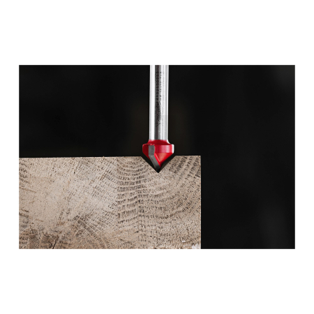 MILWAUKEE V-drážkovací fréza, stopka 8 mm, 31,7 / 63,5 mm – 1 ks 4932500954