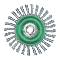 MILWAUKEE Kotoučový kartáč M14 125×6 mm, nerezový, splétaný drát 0,5 mm – 1 ks 4932501743