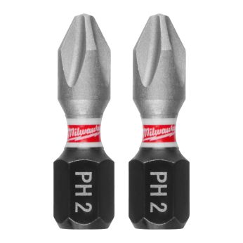 MILWAUKEE Šroubovací bity PH 2 x 25 mm SHOCKWAVE Impact Duty 3 ks 4932500353