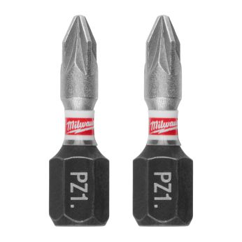 MILWAUKEE Šroubovací bity PZ1 x 25 mm SHOCKWAVE Impact Duty 3 ks 4932500355