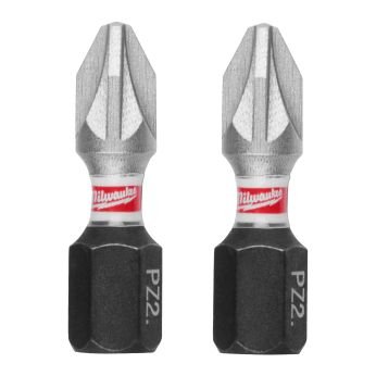 MILWAUKEE Šroubovací bity PZ2 x 25 mm SHOCKWAVE Impact Duty 3 ks 4932500356