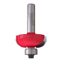 MILWAUKEE Žlábkovací fréza, stopka 8 mm, 31,7 / 54,2 mm – 1 ks 4932501035