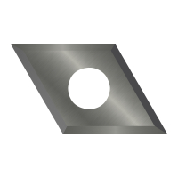 MILWAUKEE Tvrdokovové nože pro frézky, 14x 14x 2 mm, K5 – 10 ks 4932501073