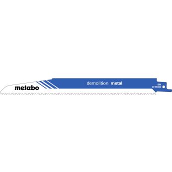 METABO 5 plátků pro pily ocasky "demolition metal" 225 x 1,6 mm, BiM, 2,5+3,2 mm/ 8+10 TPI 631993000