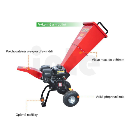 GÜDE Motorový zahradní drtič GH 4.1-50 94429