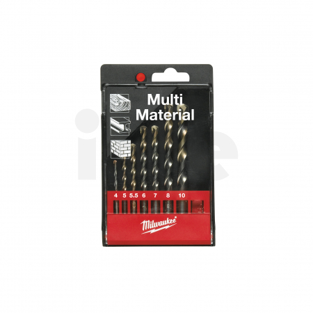 MILWAUKEE Multi Material Drills / sets Sada různých vrtáků (7 ks). 4932352836