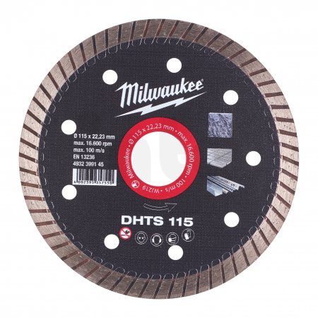 MILWAUKEE Diamantový kotouč  DHTS 115 x 22,2 mm 4932399145