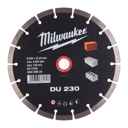 MILWAUKEE Diamantový kotouč  DU 230 x 22,2 mm 4932399524