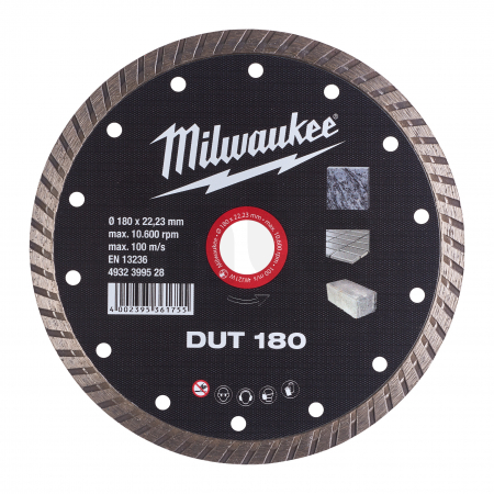 MILWAUKEE Diamantový kotouč  DUT 180 x 22,2 mm 4932399528