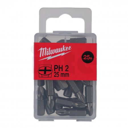 MILWAUKEE Šroubovací bity PH1,25mm (25ks)  4932399586