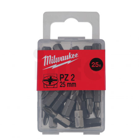 MILWAUKEE Šroubovací bity PZ3,25mm (25ks)  4932399591