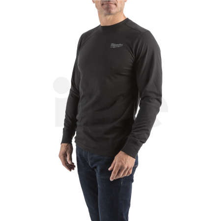 MILWAUKEE Hybridní triko s dlouhým rukávem černé 4932492984