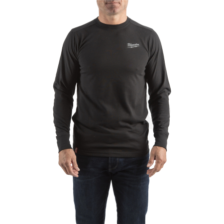MILWAUKEE Hybridní triko s dlouhým rukávem černé 4932492986