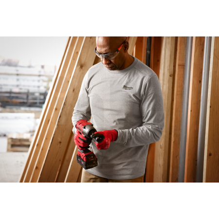 MILWAUKEE Hybridní triko s dlouhým rukávem šedé 4932492989