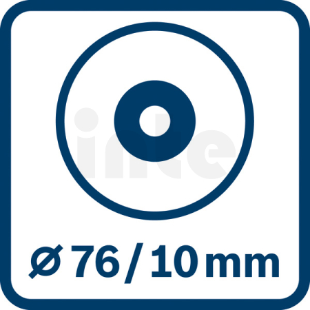 BOSCH Akumulátorová úhlová bruska GWS 12V-76 06019F200B