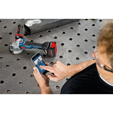 BOSCH Akumulátorová úhlová bruska 125 mm GWS 18V-10 SC 06019G350B