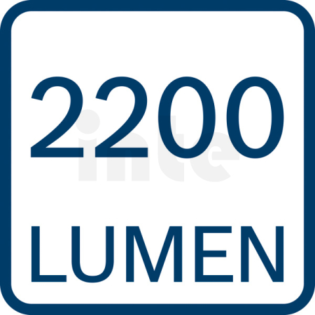 BOSCH Akumulátorové pracovní světlo GLI 18V-2200 C 0601446501