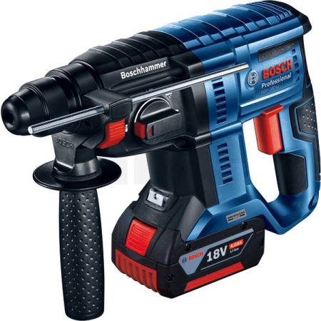 BOSCH akumulátorové vrtací kladivo GBH 180-LI + akumulátorový vrtací šroubovák GSR 180-LI + 2× akumulátor GBA 18V 4.0Ah + brašna
