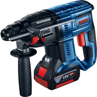 BOSCH akumulátorové vrtací kladivo GBH 180-LI + akumulátorový vrtací šroubovák GSR 180-LI + 2× akumulátor GBA 18V 4.0Ah + brašna