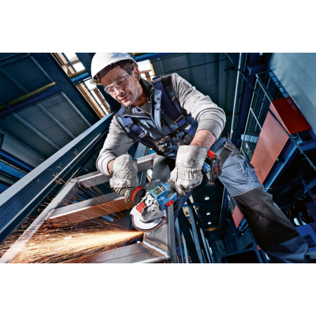 BOSCH Akumulátorová úhlová bruska 125 mm BITURBO s X-LOCK GWX 18V-15 SC 06019H6500