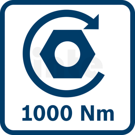 BOSCH Akumulátorový rázový utahovák GDS 18V-1000 06019J8304